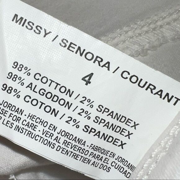 Bandolino off white stretchy Selena style pants - Picture 9 of 9